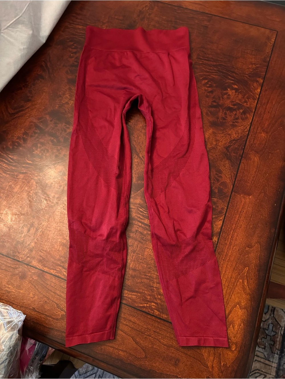 Pink Active Leggings Womens Medium/Large Red Running Casual Yoga Stretch ZZ